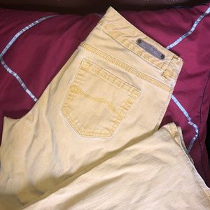 Mustard jeans